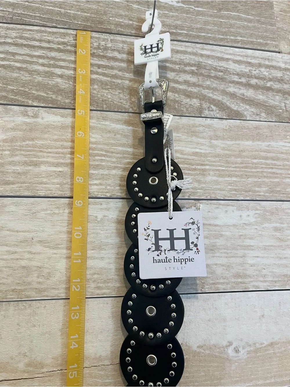 Haute Hippie Belt Western Boho Cowboy Circular Disc - Picture 3 of 8